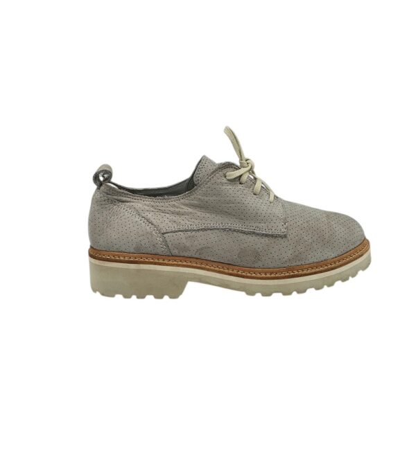 Pantofi dama Via Vai 40, piele, gri - imagine 1