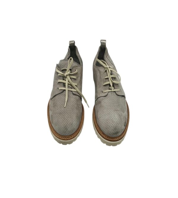 Pantofi dama Via Vai 40, piele, gri - imagine 3