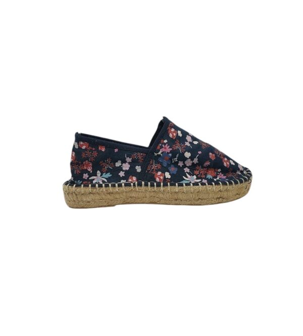 Espadrile dama Esmara 37, material textil, albastru multicolor - imagine 1