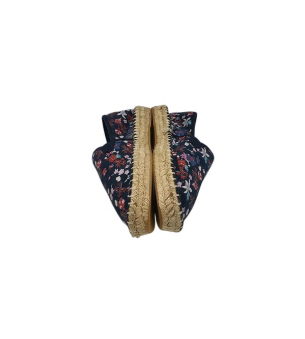 Espadrile dama Esmara 37, material textil, albastru multicolor - imagine 3