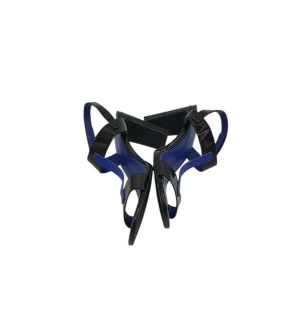 Sandale dama 37, imitatie de piele, negru - imagine 3