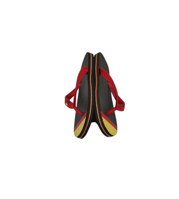 Slapi dama Tcm 38, alte materiale, negru  rosu - imagine 4
