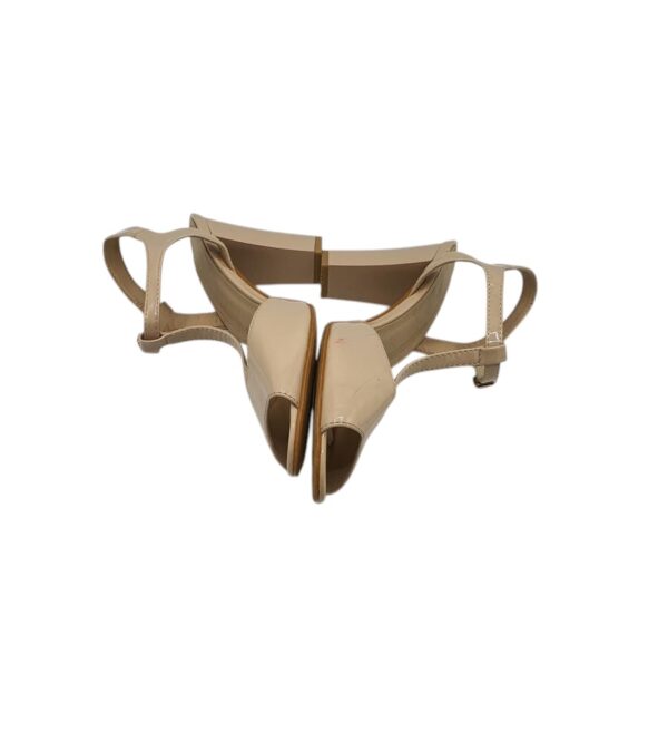 Sandale dama BLN 38, imitatie de piele, bej - imagine 3