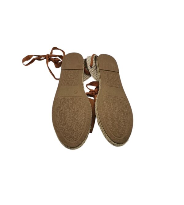 Sandale dama Sinsay 41, material textil, maro - imagine 5