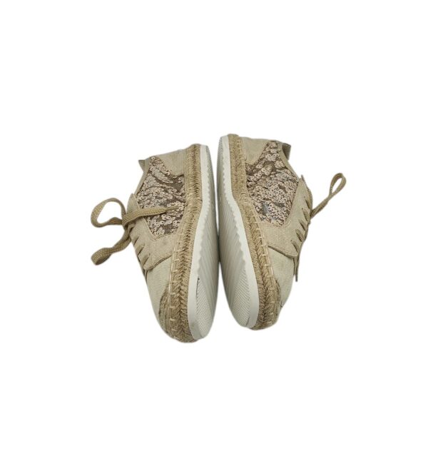 Espadrile dama Kayla 38, material textil, crem - imagine 4