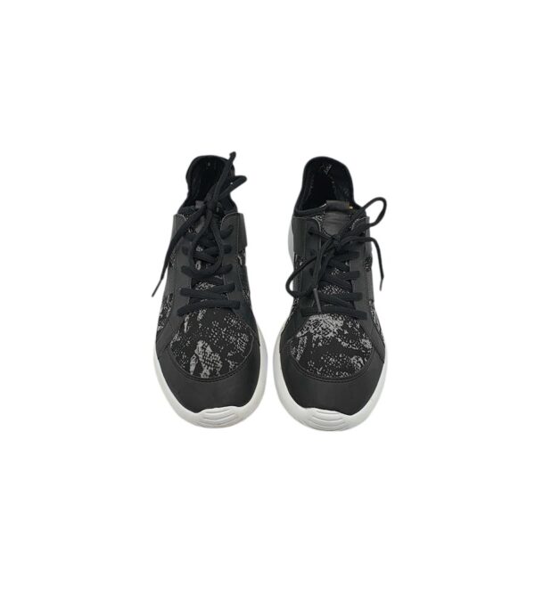 Adidasi dama 40, material textil, negru gri - imagine 3