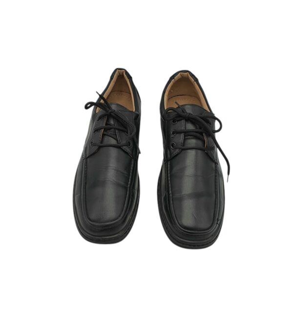 Pantofi barbati Fuli 45, imitatie de piele, negru - imagine 3