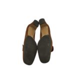 Pantofi dama Salamander 39, piele intoarsa, maro - imagine 5