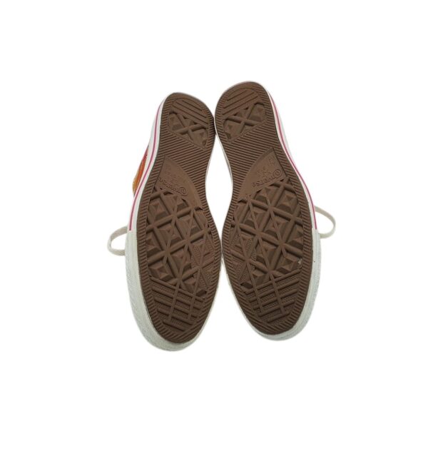 Tenisi dama Converse 39, material textil, roz, portocaliu, alb - imagine 5