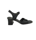 Sandale dama Rieker 42, imitatie de piele,  negru