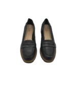 Mocasini dama Clarks 37, piele, negru - imagine 3