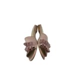 Saboti dama Madeleine 37, material textil, roz - imagine 4