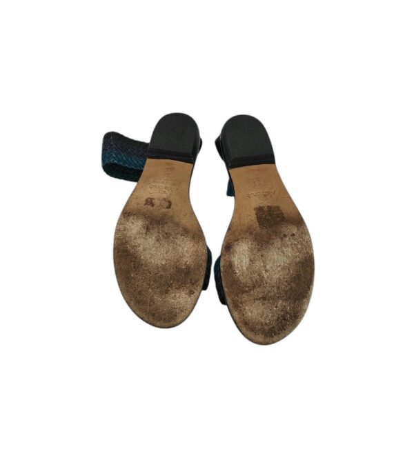 Sandale dama Aldo Brue  38, piele, albastru - imagine 2