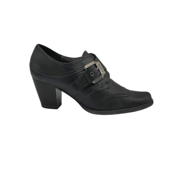 Pantofi dama Tamaris 41, piele, negru - imagine 1