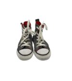 Tenisi copii Converse 27 , material textil , negru rosu - imagine 5