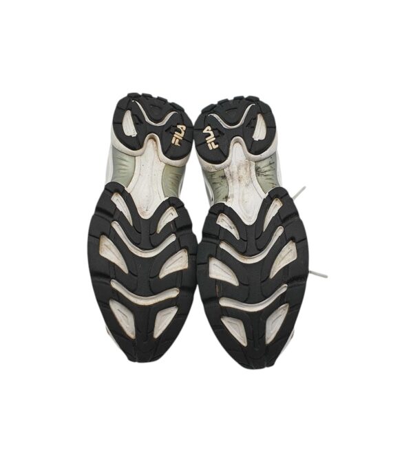Adidasi copii Fila 32  , material textil , imitatie piele , alb gri - imagine 3