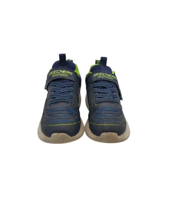 Adidasi dama Skechers 36 , material textil , imitatie piele , albastru verde - imagine 5