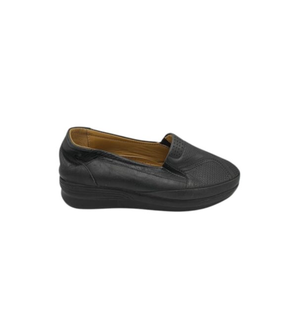 Pantofi dama 37 , imtiatie piele , negru - imagine 1