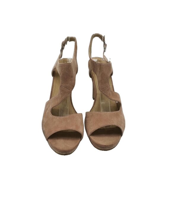 Sandale dama Pier One 42 , piele intoarsa , maro - imagine 5