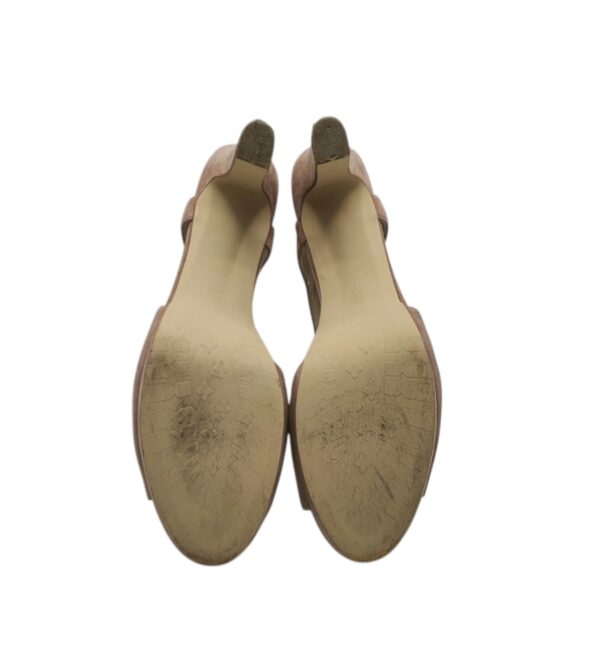Sandale dama Pier One 42 , piele intoarsa , maro - imagine 3