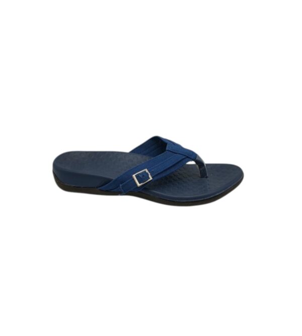 Saboti dama 36 , material textil , bleumarin - imagine 1