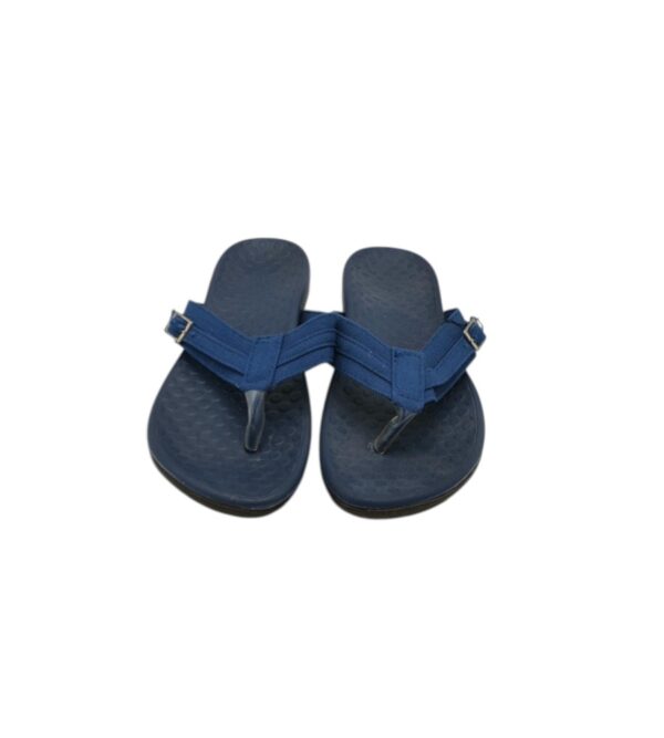 Saboti dama 36 , material textil , bleumarin - imagine 5