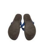 Saboti dama 36 , material textil , bleumarin - imagine 3