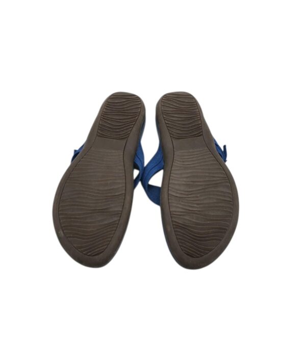 Saboti dama 36 , material textil , bleumarin - imagine 3