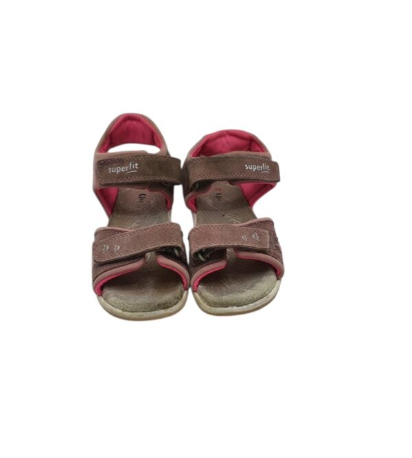 Sandale copii Superfit 30 , piele intoarsa , rose - imagine 5