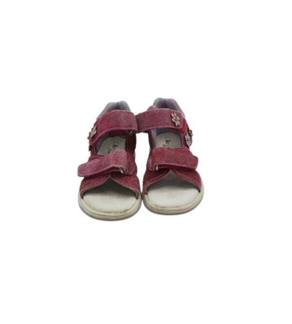 Sandale copii Cupcake 22 , piele intoarsa , rose - imagine 5