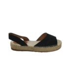 Sandale dama Franco Banetti 40 , material textil , negru