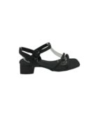 Sandale dama Franco Banetti 37 , imitatie piele , negru