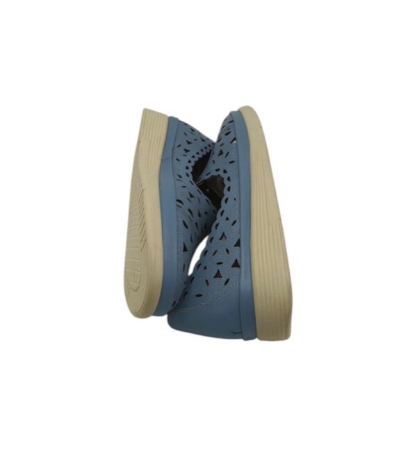 Balerini dama Akadia  37 , piele , albastru - imagine 3