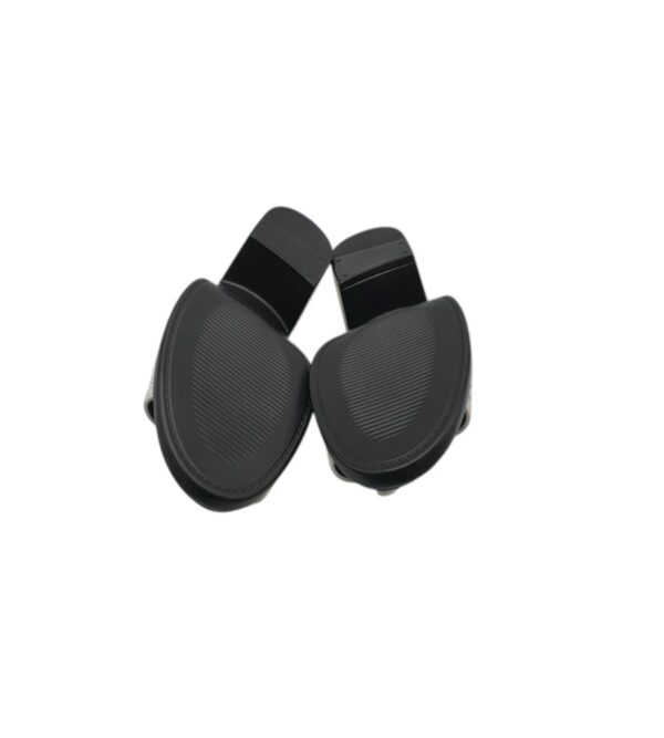 Sandale dama Sandway 38 , imitatie piele , alb negru - imagine 3