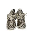 Adidasi dama Reebok 38 , material textil , imitatie piele , negru alb - imagine 5