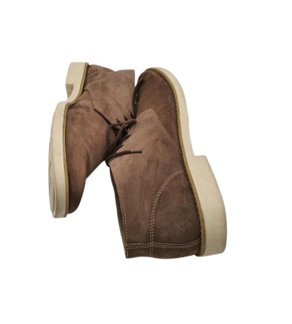 Ghete barbati Roman Rok 44 , piele intoarsa , maro - imagine 4