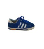 Adidasi dama Adidas 35 , piele intoarsa , albastru alb
