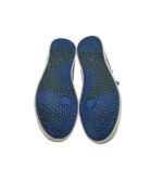 Adidasi dama Adidas 35 , piele intoarsa , albastru alb - imagine 3