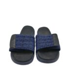 Slapi barbati 44 , material textil , bleumarin negru - imagine 5