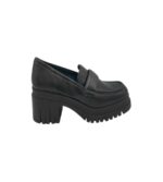 Botine dama Catwalk 37 , imitatie piele , negru