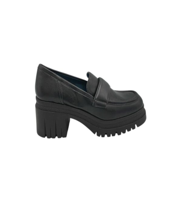 Botine dama Catwalk 37 , imitatie piele , negru - imagine 1