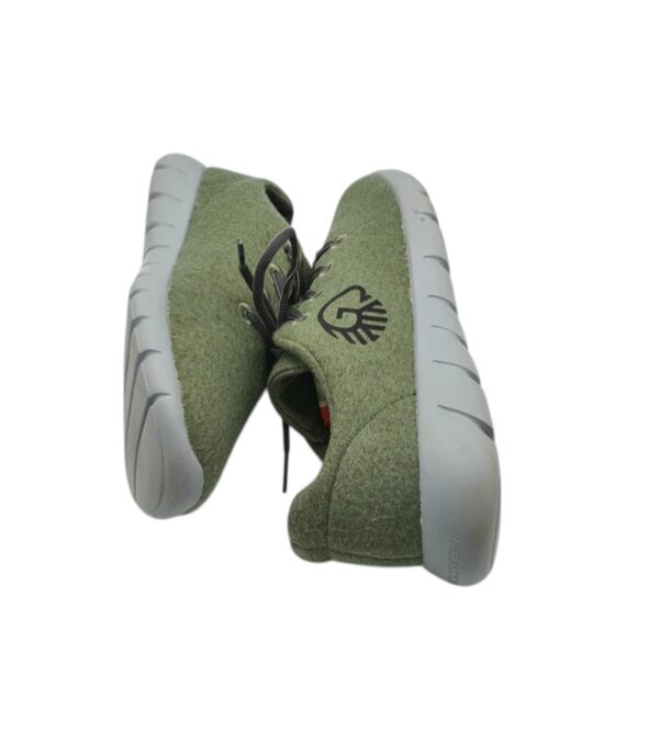 Adidasi barbati Giesswein 42 , material textil , verde alb - imagine 4