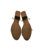 Sandale dama H&M 37 , imitatie piele , alb - imagine 3