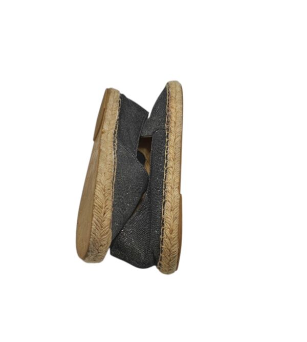 Espadrile dama Limelight 39 , material textil , gri negru - imagine 3