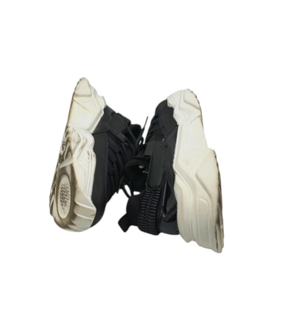 Adidasi dama 38 , material textil , negru alb - imagine 4