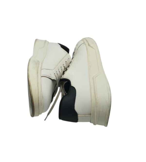 Adidasi barbati Zara 43 , imitatie piele , alb - imagine 4