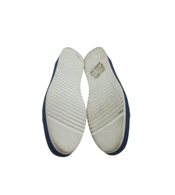 Pantofi dama 37 , imitatie piele , material textil , albastru - imagine 3