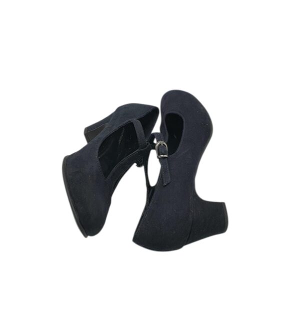 Pantofi dama Graceland 36 , material textil , negru - imagine 4