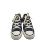 Tenisi dama Converse 36 , material textil , bleumarin alb - imagine 5