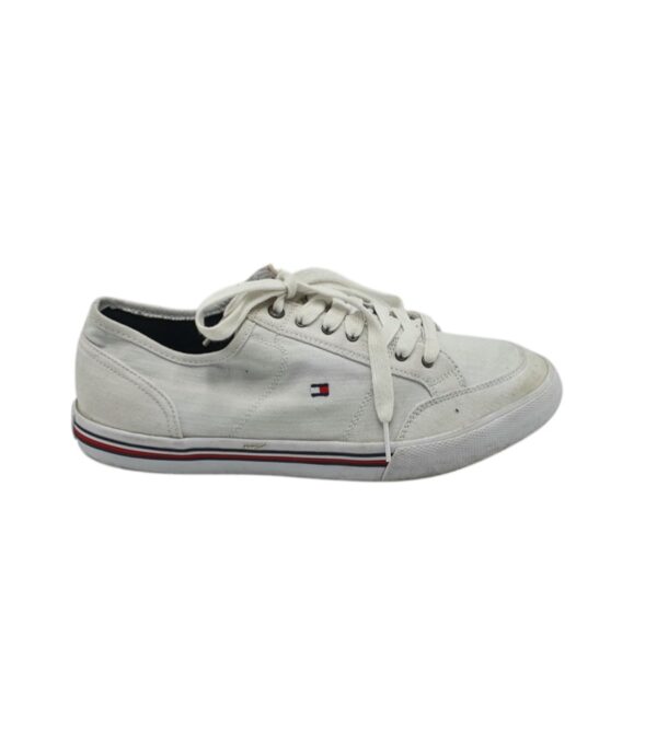 Tenisi barbati Tommy Hilfiger 44 , material textil , alb - imagine 1